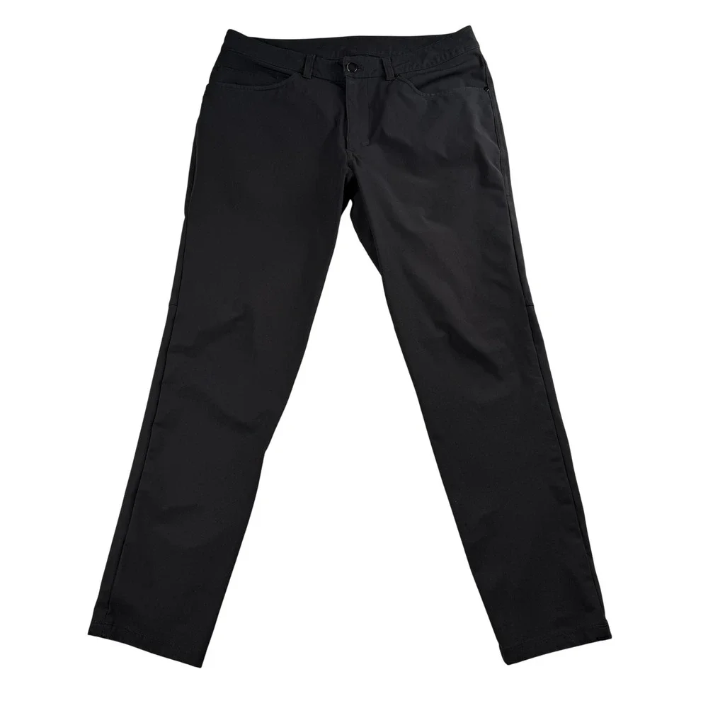 Lululemon Men's Straight Pants Black Sz 32
